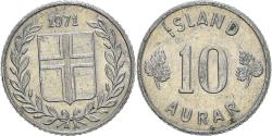 World Coins - Coin, Iceland, 10 Aurar, 1971