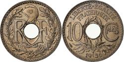 World Coins - France, 10 Centimes, Lindauer, 1936, Paris, Copper-nickel,