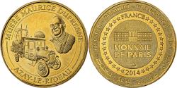 World Coins - France, Token, 37/ Musée Maurice Dufresne, 2014, Copper-nickel Aluminium