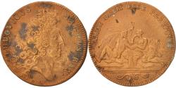 World Coins - France, Token, Royal, Trésor Royal, Louis XIV, , Copper
