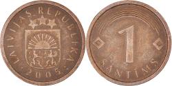 World Coins - Coin, Latvia, Santims, 2005