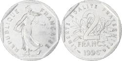 World Coins - France, Semeuse, 2 Francs, 1996, Monnaie de Paris, , Nickel, KM:942.1
