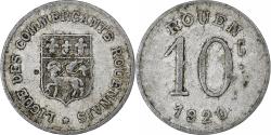World Coins - France, Ligue des commerçants rouennais, 10 Centimes, 1920,