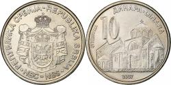 World Coins - Serbia, 10 Dinara, 2007, Copper-Nickel-Zinc, , KM:41