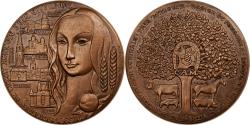 World Coins - France, Medal, Caisse Régionale de Crédit Agricole d'Ille-et-Vilaine, Bronze