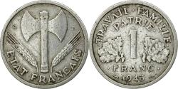 World Coins - France, 1 Franc, Bazor, 1943, Beaumont-Le-Roger, Aluminum, , Le