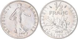 World Coins - Coin, France, 1/2 Franc, 1980, Paris, , Nickel, Gadoury:429