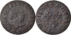 World Coins - Coin, France, Louis XIII, Double Tournois, 1616, Amiens, , Copper