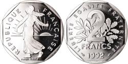 World Coins - Coin, France, Semeuse, 2 Francs, 1992, Paris, Proof, , Nickel