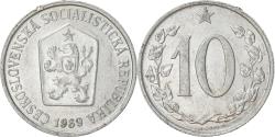 World Coins - Coin, Czechoslovakia, 10 Haleru, 1969, , Aluminum, KM:49.1