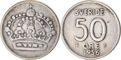 World Coins - Coin, Sweden, 50 Öre, 1956