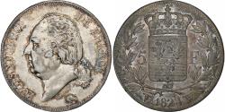 World Coins - France, Louis XVIII, 5 Francs, 1824, Lille, Silver, , Gadoury:614