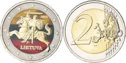 World Coins - Coin, Lithuania, 2 Euro, 2015, Colorized, MS(63), Bi-Metallic