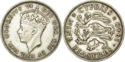 World Coins - Coin, Cyprus, George VI, 9 Piastres, 1940, , Silver, KM:25