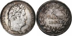 World Coins - France, 5 Francs, Louis-Philippe, 1833, Lille, Silver, , Gadoury:678