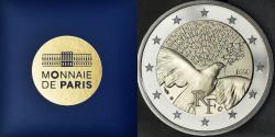 World Coins - France, 2 Euro, la paix en Europe, 2015, Monnaie de Paris, BE,