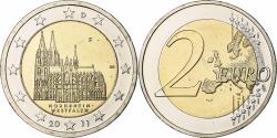 World Coins - Germany, 2 Euro, Nordrhein-Westfalen, 2011, Stuttgart, Bi-Metallic,