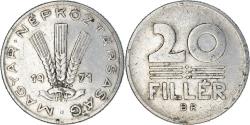 World Coins - Coin, Hungary, 20 Fillér, 1971, Budapest, , Aluminum, KM:573