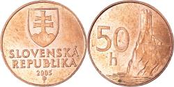 World Coins - Coin, Slovakia, 50 Halierov, 2005