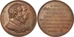 World Coins - France, Medal, Louis XVIII, Rétablissement de la statue d'Henri IV, History