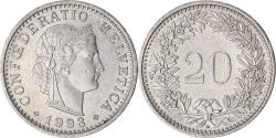 World Coins - Coin, Switzerland, 20 Rappen, 1993