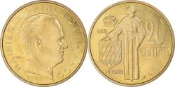 World Coins - Coin, Monaco, Rainier III, 20 Centimes, 1962, , Aluminum-Bronze, KM:143