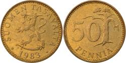 World Coins - Coin, Finland, 50 Penniä, 1983, , Aluminum-Bronze, KM:48