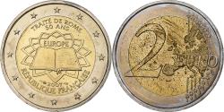 World Coins - France, 2 Euro, Traité de Rome, 2007, Bi-Metallic,