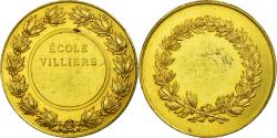 World Coins - France, Medal, Education, Ecole Villiers, , Gilt Bronze