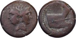 Ancient Coins - Sextus Pompey, As, 45 BC, Sicilian Mint, Bronze, , RPC:I-671