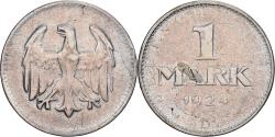 World Coins - Weimar Republic, Mark, 1924, Munich, Silver, , KM:42