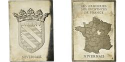 World Coins - France, Medal, Les Armoiries des Provinces de France, Nivernais, 1976