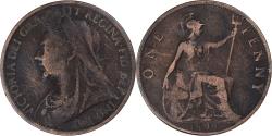 World Coins - Coin, Great Britain, Penny, 1899