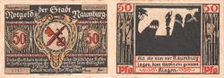 World Coins - Banknote, Germany, Naumburg, 50 Pfennig, personnage, 1920, UNC(60-62)