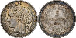 World Coins - France, 5 Francs, Cérès, 1851, Paris, Silver, , Gadoury:719, KM:761.1