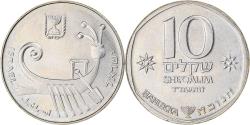 World Coins - Coin, Israel, 10 Sheqalim, 1983, Hanukka, , Copper-nickel, KM:134