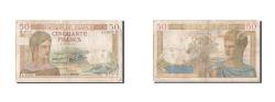 World Coins - Banknote, France, 50 Francs, 50 F 1934-1940 ''Cérès'', 1940, 1940-01-11