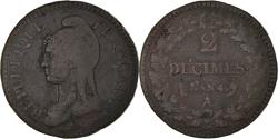 World Coins - Coin, France, Dupré, 2 Décimes, AN 4, Paris, , Bronze, KM:638.1