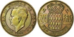 World Coins - Monaco, Rainier III, 50 Francs, Cinquante, 1950, Aluminum-Bronze,