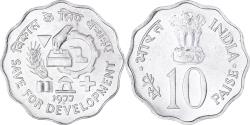 World Coins - Coin, India, 10 Paise, 1977