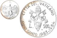 World Coins - Coin, Vatican, 500 Lire, 1983, FDC, , Silver