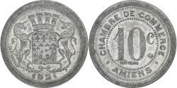 World Coins - France, Chambre de commerce d'Amiens, 10 Centimes, 1921, , Aluminium