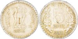 World Coins - Coin, INDIA-REPUBLIC, 5 Rupees, 2001
