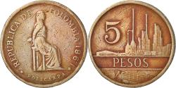World Coins - Coin, Colombia, 5 Pesos, 1981, , Bronze, KM:268