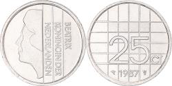 World Coins - Coin, Netherlands, 25 Cents, 1987