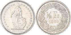 World Coins - Coin, Switzerland, 1/2 Franc, 1986