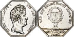World Coins - France, Token, Louis-Philippe I, Compagnie des Notaires de Paris, Silver