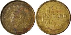 World Coins - Coin, Turkey, 5000 Lira, 1996