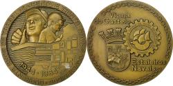World Coins - Portugal, Medal, Chantiers Navals de Viana do Castelo, Estaleiros Navais, 1984