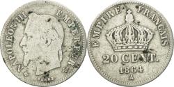 World Coins - Coin, France, Napoleon III, Napoléon III, 20 Centimes, 1864, Paris,
